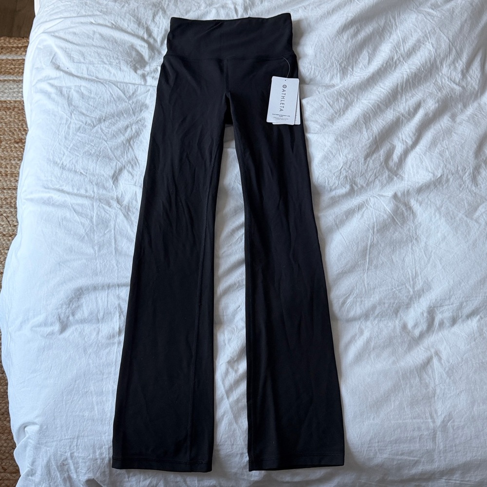 NWT Athleta Elation Straight Leg Pant Black XXS
